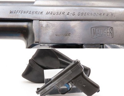 Mauser M1910 6.35mm Semi-Automatic C&R POCKET Pistol w/HOLSTER & EXTRA MAGGerman Side Arm Chambered in .25 ACP Browning Auto - Image 1 of 23