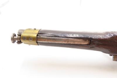 Antique ARABIC Marked EAST INDIA COMPANY NEW LAND Pattern FLINTLOCK 1800sWith Sunken GILT FILLED ARABIC PROOF on the Lock - Image 10 of 14
