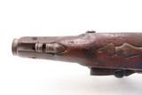 Antique Late 1700s EUROPEAN .54 FLINTLOCK Self Defense MANSTOPPER Pistol18th Century GENTLEMAN’S HOLSTER/COAT POCKET Pistol - Image 12 of 16