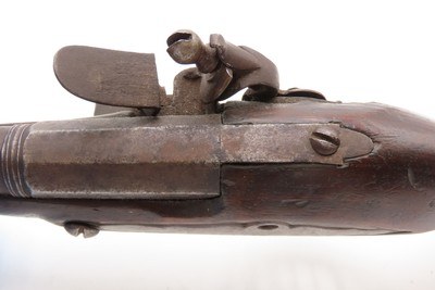 Antique Late 1700s EUROPEAN .54 FLINTLOCK Self Defense MANSTOPPER Pistol18th Century GENTLEMAN’S HOLSTER/COAT POCKET Pistol - Image 8 of 16