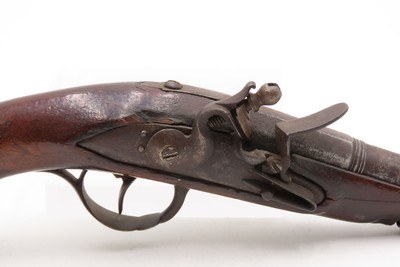 Antique Late 1700s EUROPEAN .54 FLINTLOCK Self Defense MANSTOPPER Pistol18th Century GENTLEMAN’S HOLSTER/COAT POCKET Pistol - Image 4 of 16