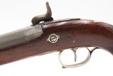 ENGRAVED Antique BELGIAN French Style Large Bore “MANSTOPPER” Perc. PistolMid-19th Century SELF DEFENSE Single Shot Pistol - Image 17 of 18