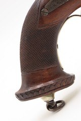 ENGRAVED Antique BELGIAN French Style Large Bore “MANSTOPPER” Perc. PistolMid-19th Century SELF DEFENSE Single Shot Pistol - Image 3 of 18
