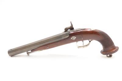 ENGRAVED Antique BELGIAN French Style Large Bore “MANSTOPPER” Perc. PistolMid-19th Century SELF DEFENSE Single Shot Pistol - Image 15 of 18