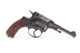 RUSSIAN WW II Era NAGANT M1895 TULA Arsenal 7.62 DA Revolver HOLSTER & BOXWORLD WAR II Handgun Made in 1938 w/MATCHING BOX - Image 7 of 25