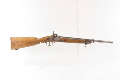 CIVIL WAR Mid-1800s Antique German G. HANEL of SUHL .58 Half Stock MILITARY CAVALRY Carbine with BAYONET LUG - Image 2 of 18