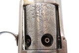 Rare ENGRAVED Antique ALLEN & WHEELOCK Small Frame Perc. POCKET RevolverAlso Known as the “TRANSITION PEPPERBOX-REVOLVER” - Image 9 of 20