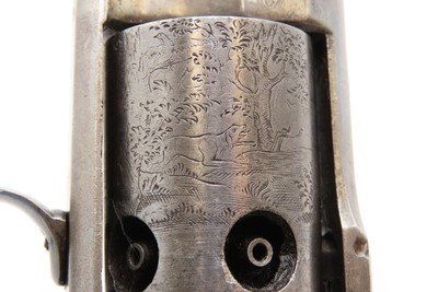 Rare ENGRAVED Antique ALLEN & WHEELOCK Small Frame Perc. POCKET RevolverAlso Known as the “TRANSITION PEPPERBOX-REVOLVER” - Image 19 of 20