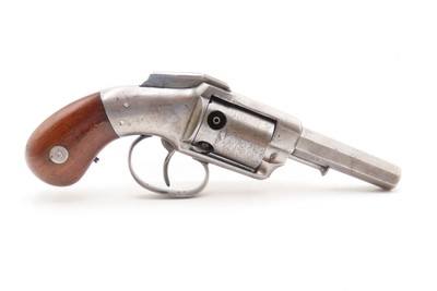 Rare ENGRAVED Antique ALLEN & WHEELOCK Small Frame Perc. POCKET RevolverAlso Known as the “TRANSITION PEPPERBOX-REVOLVER” - Image 16 of 20