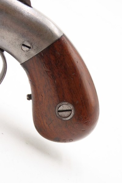 Rare ENGRAVED Antique ALLEN & WHEELOCK Small Frame Perc. POCKET RevolverAlso Known as the “TRANSITION PEPPERBOX-REVOLVER” - Image 13 of 20