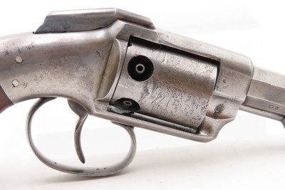 Rare ENGRAVED Antique ALLEN & WHEELOCK Small Frame Perc. POCKET RevolverAlso Known as the “TRANSITION PEPPERBOX-REVOLVER” - Image 8 of 20