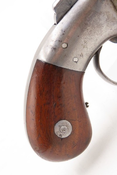 Rare ENGRAVED Antique ALLEN & WHEELOCK Small Frame Perc. POCKET RevolverAlso Known as the “TRANSITION PEPPERBOX-REVOLVER” - Image 14 of 20