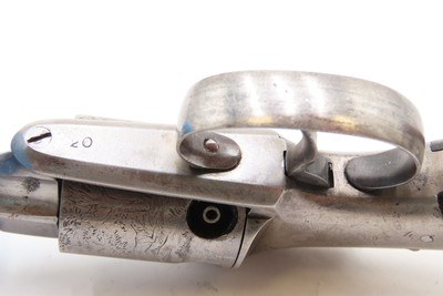 Rare ENGRAVED Antique ALLEN & WHEELOCK Small Frame Perc. POCKET RevolverAlso Known as the “TRANSITION PEPPERBOX-REVOLVER” - Image 12 of 20