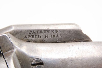 Rare ENGRAVED Antique ALLEN & WHEELOCK Small Frame Perc. POCKET RevolverAlso Known as the “TRANSITION PEPPERBOX-REVOLVER” - Image 6 of 20