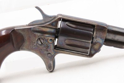 1876 Antique COLT “NEW LINE” .30 RF ETCHED PANED Pocket Revolver WILD WESTFrontier/Hideout SELF DEFENSE Revolver - Image 17 of 18