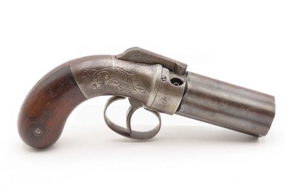 ANTEBELLUM / CIVIL WAR Era Antique MANHATTAN Percussion PEPPERBOX Revolver6-Shot SELF DEFENSE Gun Made in Norwich, Conn. - Image 15 of 18