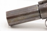 ANTEBELLUM / CIVIL WAR Era Antique MANHATTAN Percussion PEPPERBOX Revolver6-Shot SELF DEFENSE Gun Made in Norwich, Conn. - Image 5 of 18