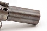 ANTEBELLUM / CIVIL WAR Era Antique MANHATTAN Percussion PEPPERBOX Revolver6-Shot SELF DEFENSE Gun Made in Norwich, Conn. - Image 18 of 18