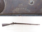 CIVIL WAR Antique M.T. WICKHAM U.S. M1816 Percussion Conversion MUSKET NEW JERSEY Marked BOLSTER Conversion to Percussion - Image 1 of 22