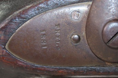 CIVIL WAR Antique M.T. WICKHAM U.S. M1816 Percussion Conversion MUSKET NEW JERSEY Marked BOLSTER Conversion to Percussion - Image 8 of 22