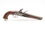 DUTCH/BELGIAN Antique SEA SERVICE .69 FLINTLOCK Military NAVAL Pistol DELFT .69 Caliber Naval Pistol Made Circa 1830s in Liege - Image 2 of 16