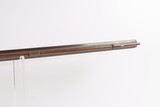 NICE Antique L. KIBELE Half Stock .32 Percussion OHIO/HOMESTEAD Rifle 1800s Mid-1800s GAME GETTING Rifle w/SET TRIGGER - Image 8 of 21