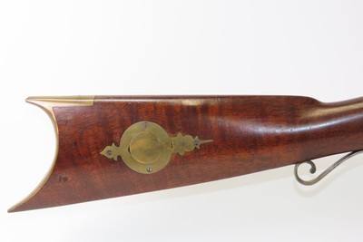 NICE Antique L. KIBELE Half Stock .32 Percussion OHIO/HOMESTEAD Rifle 1800s Mid-1800s GAME GETTING Rifle w/SET TRIGGER - Image 2 of 21