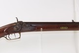 NICE Antique L. KIBELE Half Stock .32 Percussion OHIO/HOMESTEAD Rifle 1800s Mid-1800s GAME GETTING Rifle w/SET TRIGGER - Image 3 of 21