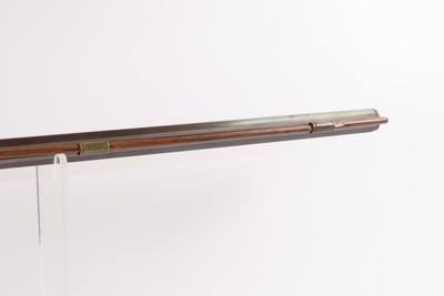 NICE Antique L. KIBELE Half Stock .32 Percussion OHIO/HOMESTEAD Rifle 1800s Mid-1800s GAME GETTING Rifle w/SET TRIGGER - Image 8 of 21