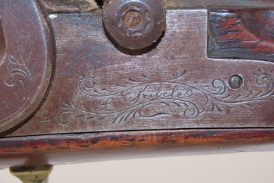 NICE Antique L. KIBELE Half Stock .32 Percussion OHIO/HOMESTEAD Rifle 1800s Mid-1800s GAME GETTING Rifle w/SET TRIGGER - Image 4 of 21