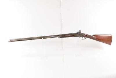 FACTORY ENGRAVED Antique ONION & WHEELOCK Double Barrel PERCUSSION ShotgunDesirable NEW YORK RETAILER 12 Gauge SIDE x SIDE - Image 4 of 21