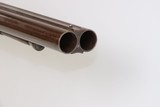ENGRAVED Antique I. HOLLIS & SONS 10 Gauge Percussion DOUBLE BARREL Shotgun LONDON MADE Longarm from the mid-19th Century - Image 24 of 24