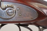 ENGRAVED Antique I. HOLLIS & SONS 10 Gauge Percussion DOUBLE BARREL Shotgun LONDON MADE Longarm from the mid-19th Century - Image 7 of 24