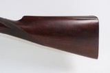 ENGRAVED Antique I. HOLLIS & SONS 10 Gauge Percussion DOUBLE BARREL Shotgun LONDON MADE Longarm from the mid-19th Century - Image 8 of 24