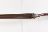 ENGRAVED Antique I. HOLLIS & SONS 10 Gauge Percussion DOUBLE BARREL Shotgun LONDON MADE Longarm from the mid-19th Century - Image 16 of 24