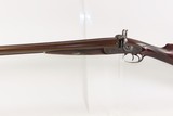 ENGRAVED Antique I. HOLLIS & SONS 10 Gauge Percussion DOUBLE BARREL Shotgun LONDON MADE Longarm from the mid-19th Century - Image 9 of 24