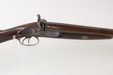 ENGRAVED Antique I. HOLLIS & SONS 10 Gauge Percussion DOUBLE BARREL Shotgun LONDON MADE Longarm from the mid-19th Century - Image 21 of 24