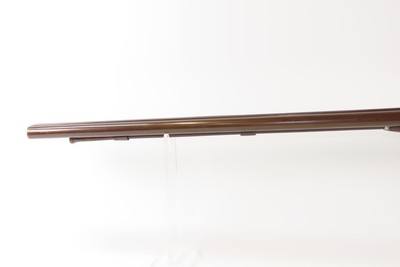 ENGRAVED Antique I. HOLLIS & SONS 10 Gauge Percussion DOUBLE BARREL Shotgun LONDON MADE Longarm from the mid-19th Century - Image 5 of 24