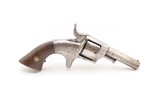 SCARCE Factory Engraved CIVIL WAR Antique BACON MFG. .22 RF POCKET Revolver PATENT INFRINGEMENT Handgun w/SWING OUT CYLINDER - Image 13 of 16