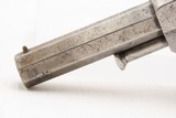 SCARCE Factory Engraved CIVIL WAR Antique BACON MFG. .22 RF POCKET Revolver PATENT INFRINGEMENT Handgun w/SWING OUT CYLINDER - Image 5 of 16