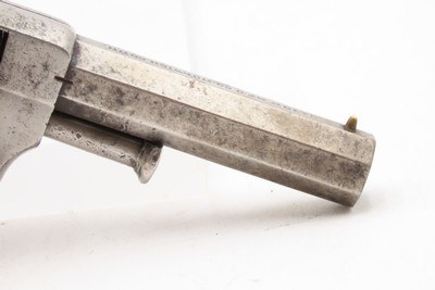 SCARCE Factory Engraved CIVIL WAR Antique BACON MFG. .22 RF POCKET Revolver PATENT INFRINGEMENT Handgun w/SWING OUT CYLINDER - Image 16 of 16