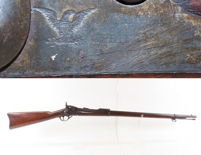 INDIAN WARS Antique U.S. SPRINGFIELD “Trapdoor” .45-70 GOVT. MILITARY Rifle Single Shot UNITED STATE Rifle WESTWARD EXPANSION - Image 1 of 19