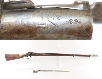 CIVIL WAR Era Antique PRUSSIAN “KONG” Marked Percussion MUSKET with BAYONET Used by both CONFEDERATE and UNION FORCES - Image 1 of 19