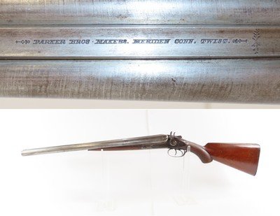Antique PARKER BROTHERS Double Barrel SIDE x SIDE Grade 0 HAMMER Shotgun ICONIC Classic HUNTING/SPORTING 1883 Made Shotgun - Image 1 of 23