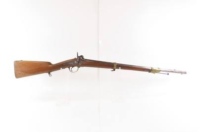 Antique French Military FELIX ESCOFFIER Percussion .69 ARTILLERY CarbineScarce FRENCH MILITARY RIFLE with BAYONET LUG - Image 2 of 17