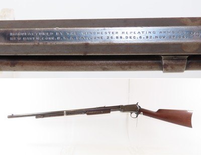 1911 WINCHESTER M1890 Pump Action .22 SHORT RF C&R TAKEDOWN Rifle PLINKEREasy Takedown 3rd Version Rifle in .22 Short Rimfire - Image 1 of 24