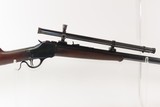 1898 Antique WINCHESTER M1885 High Wall .25-35 WCF TARGET Style Rifle SCOPE “Best Single Shot Rifle Ever Produced”-Ned Roberts - Image 4 of 18
