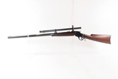 1898 Antique WINCHESTER M1885 High Wall .25-35 WCF TARGET Style Rifle SCOPE “Best Single Shot Rifle Ever Produced”-Ned Roberts - Image 13 of 18