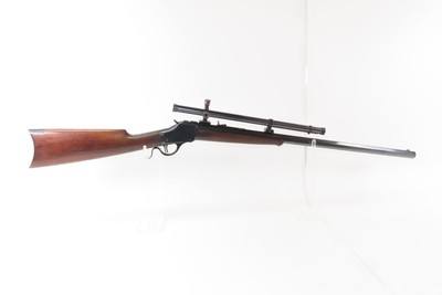 1898 Antique WINCHESTER M1885 High Wall .25-35 WCF TARGET Style Rifle SCOPE “Best Single Shot Rifle Ever Produced”-Ned Roberts - Image 2 of 18
