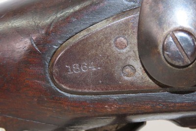 1864 Date CIVIL WAR Antique NORWICH ARMS U.S. M1861 Percussion Rifle-MUSKET James D. Mowry U.S. Model 1861 “EVERYMAN’S RIFLE” - Image 7 of 19